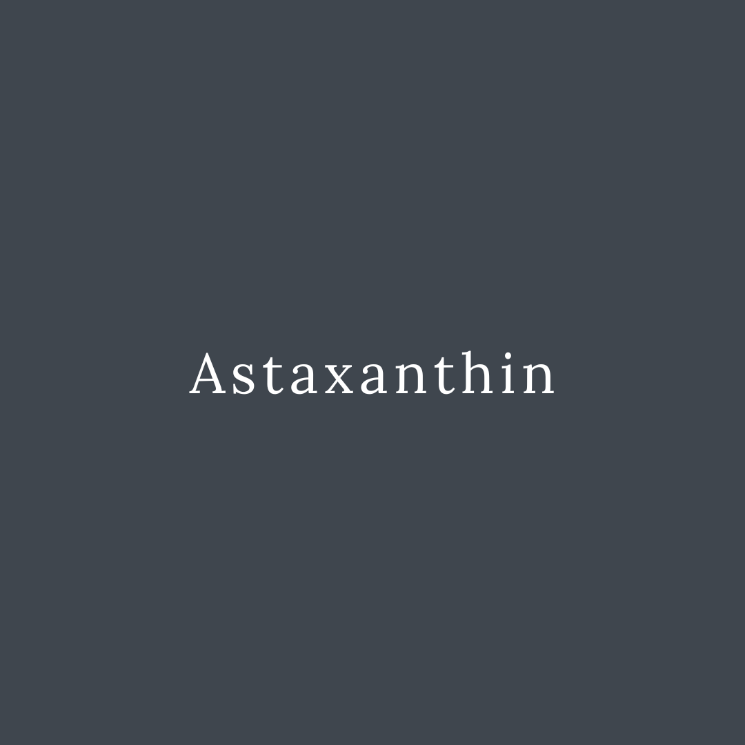 Astaxanthin Ingredient Glossary GP Nutrition
