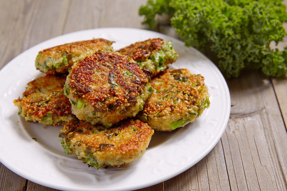 Kale & Quinoa Fritters