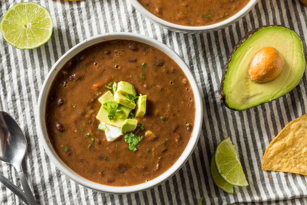 Black Bean, Onion & Carrot Soup