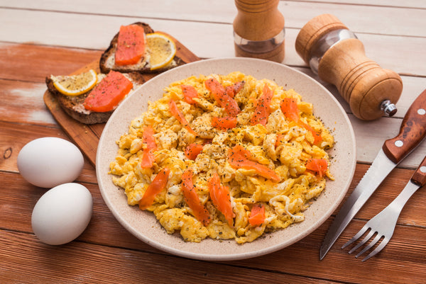 Scrambled Eggs With Smoked Salmon