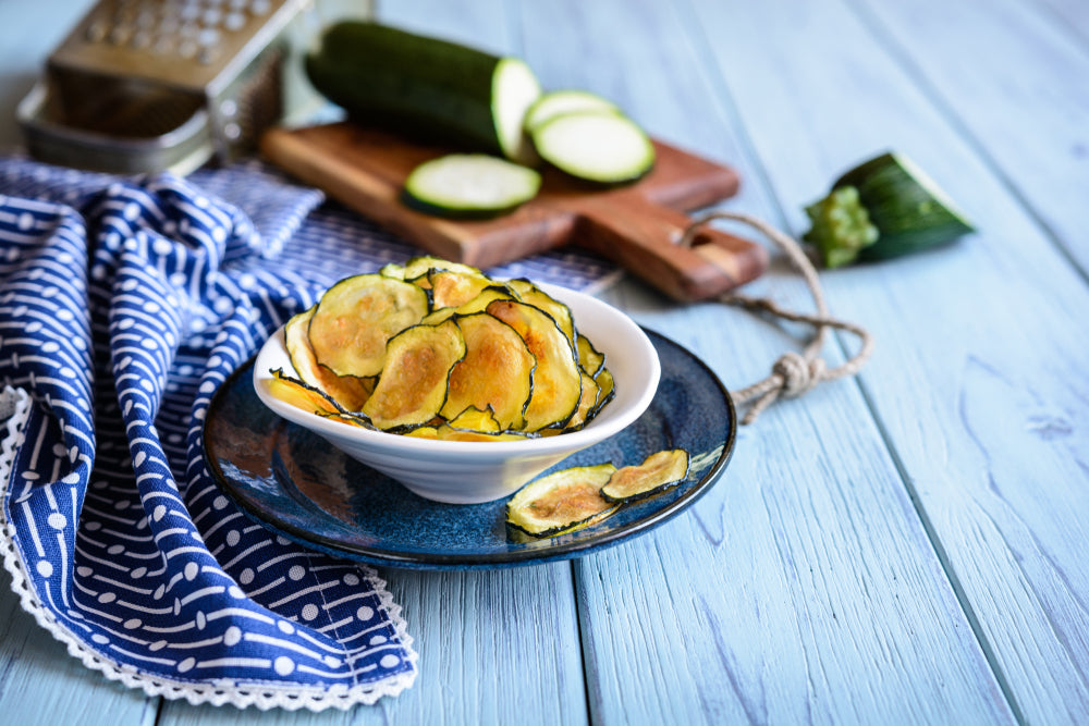 Salt & Vinegar Courgette Crisps