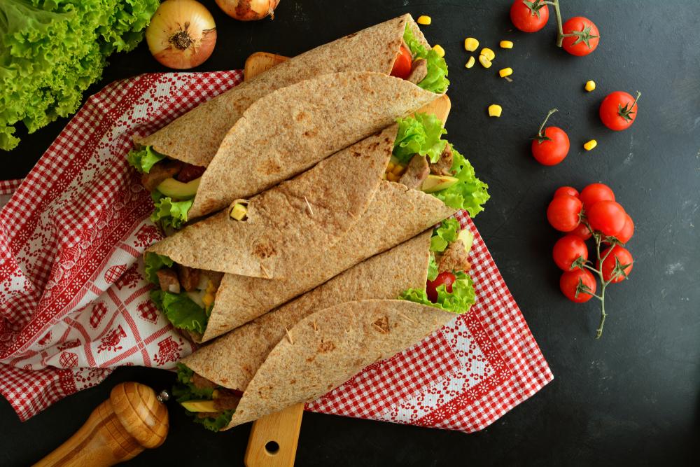 Veggie Whole Grain Wraps