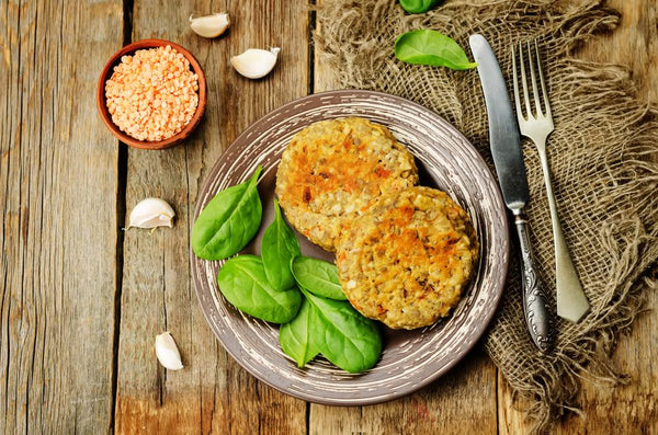 Red Lentil, Parsley & Spring Onion Fritters