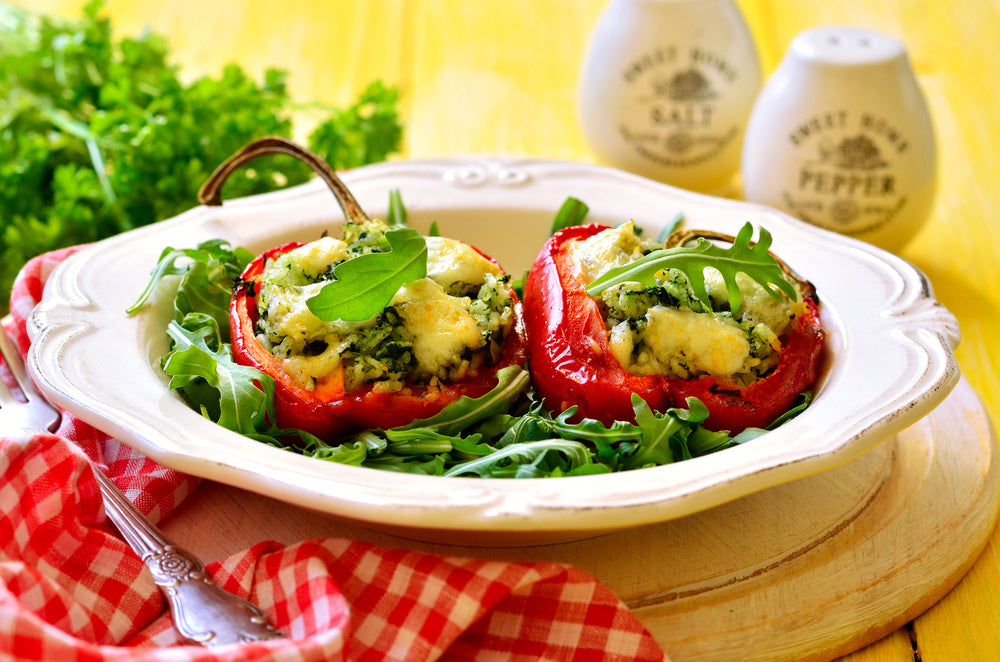 Mozzarella Stuffed Peppers