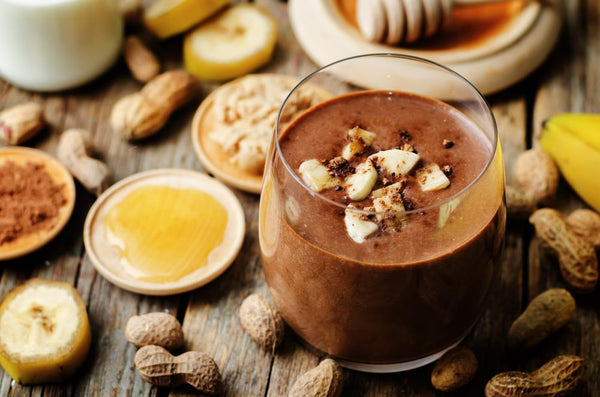 Chocolate Banana & Peanut Butter Smoothie